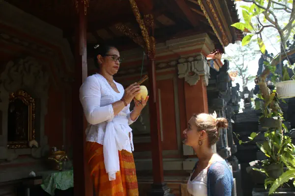 Bali healing session experience